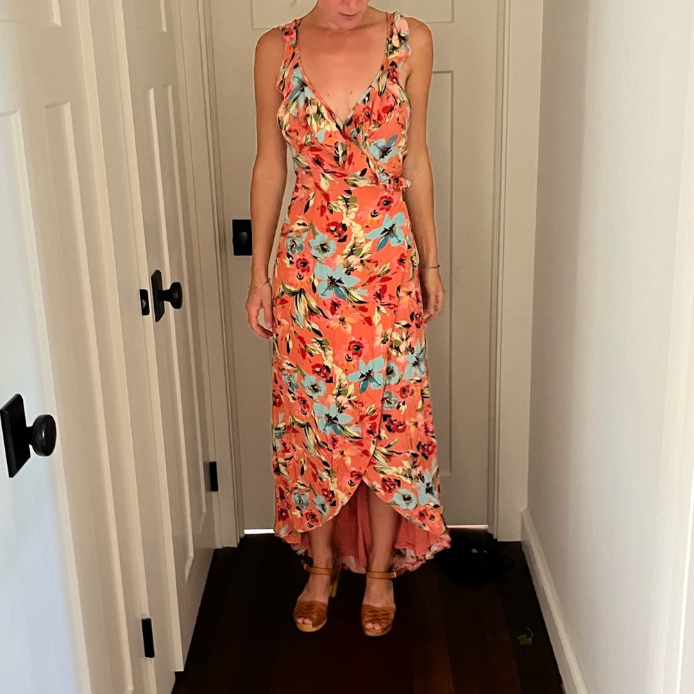 Privacy Please Wrap Maxi Dress